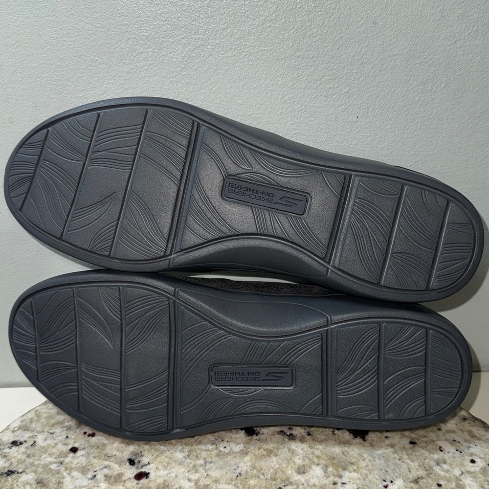 Skechers Arch Fit Uplift Core Roots Charcoal Slip On Shoes Women’s Sz 8.5 New! - Picture 7 of 12